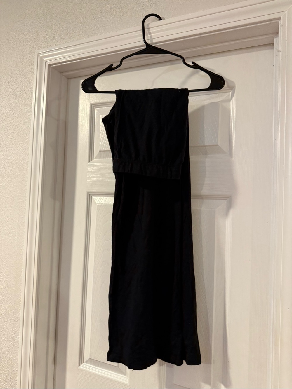 Organic Cotton & Tencel Wide Leg Pant  - JET BLACK / M